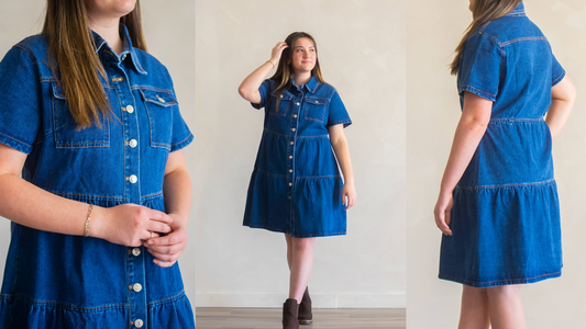 Jean Dress Outfit Ideas