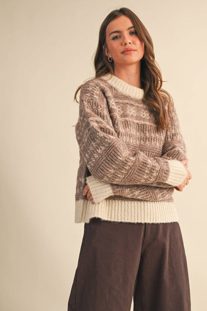 Winnie Nordic Knit Sweater