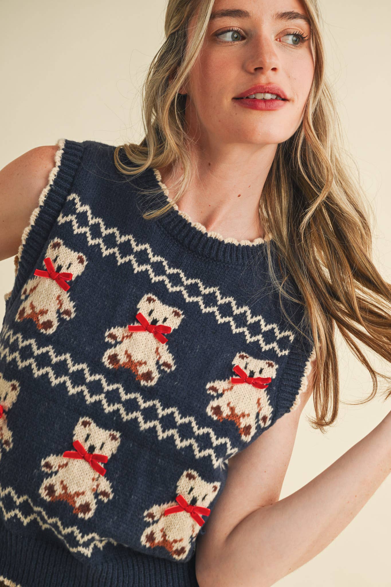 Fern Teddy Bear Sweater Vest