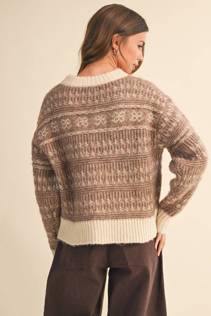 Winnie Nordic Knit Sweater