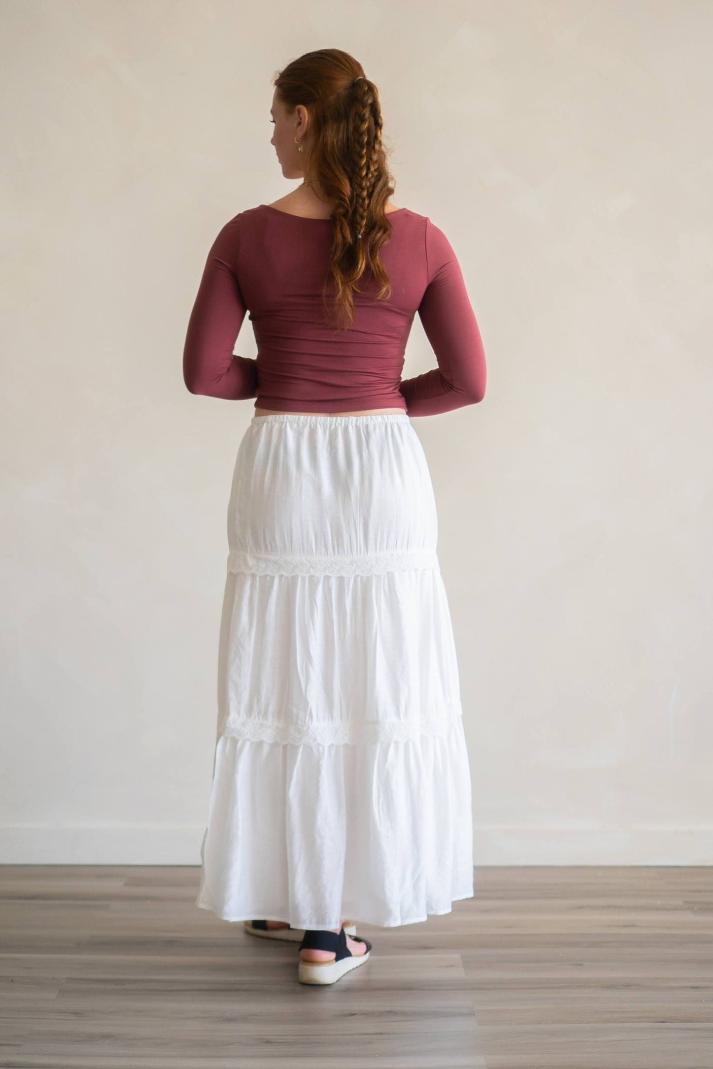 Charlotte Tiered  Maxi Skirt